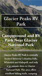 Mobile Screenshot of glacierpeaksrvpark.com