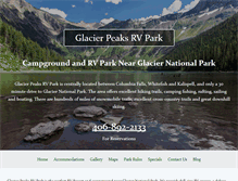 Tablet Screenshot of glacierpeaksrvpark.com